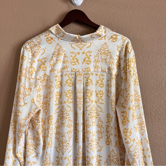 Chico’s Placed Scroll-Print Tunic Top Size 3 or XL - Picture 8 of 12
